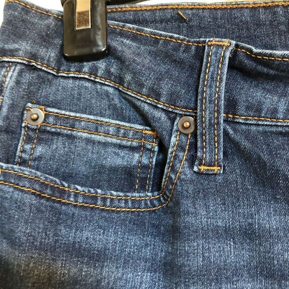 ANGRY RABBIT - L Sz 9 (29) Medium/Rise Fray/Hem Skinny Jeans in Dark Denim 👖 - Picture 16 of 16